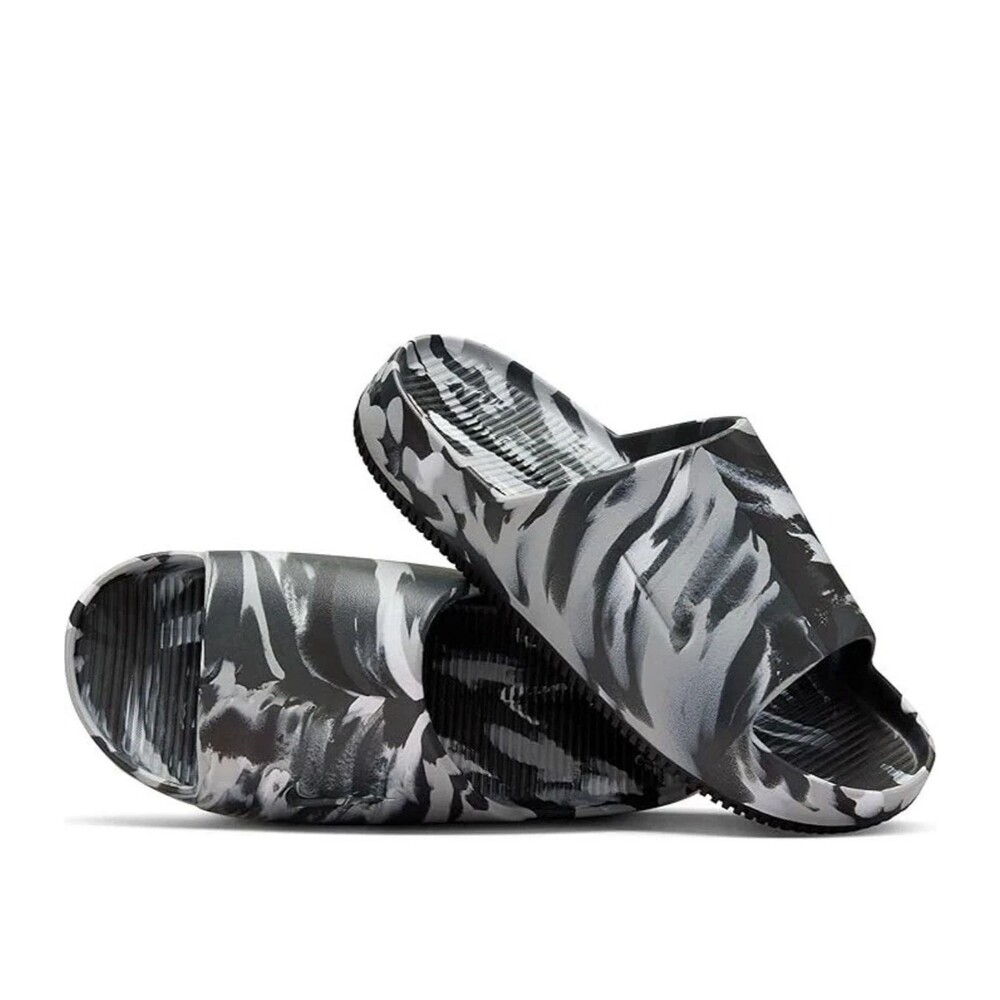 Nike Calm Slides SE Black Marbled Men's Size 9 - (FV5637-001)